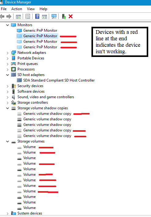 Currently, this hardware device is not connected in Device Manager-device-manager.png