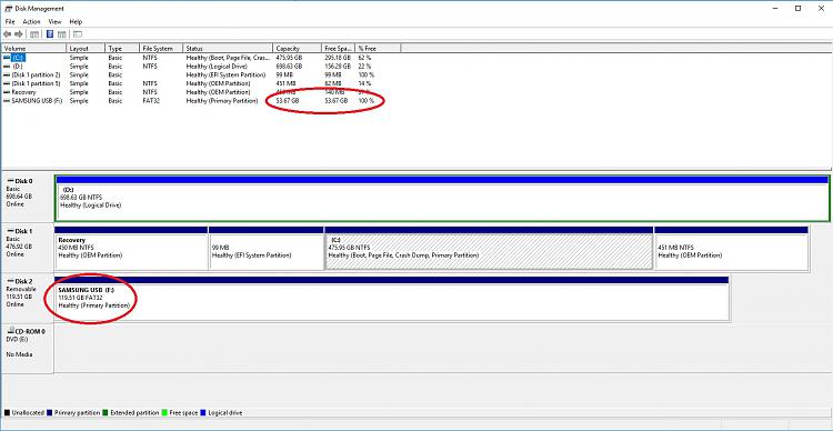 Windows 10 explorer shows incorrect USB drive size (DISKPART is OK)-samsung_usb_size_diskmgmt.jpg