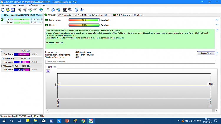 apotek Atlas efterskrift the performance of my hard drive hast decreased to 96% (HD Sentinel) -  Windows 10 Forums
