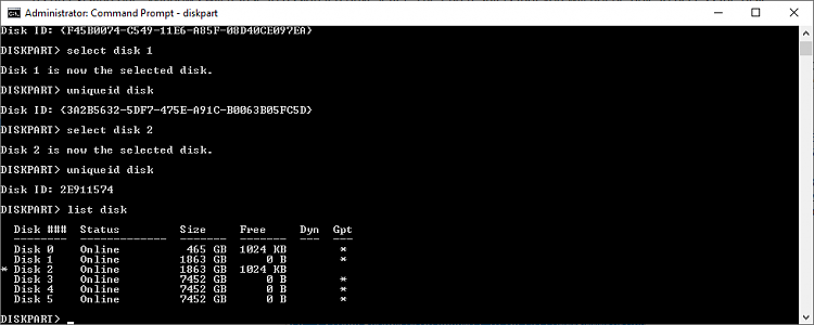 Disk 5 has the same disk identifiers as one or more disks-2019-05-12.png