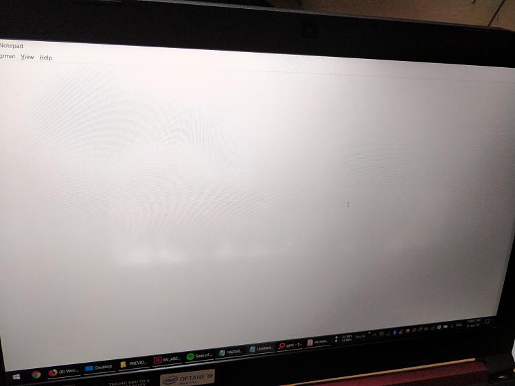 White blotches arranged linearly on the laptop screen-img_20190615_195900.jpg