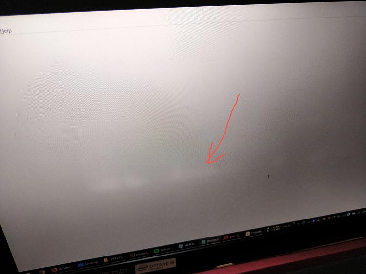 White blotches arranged linearly on the laptop screen-img_20190615_200042_01.jpg