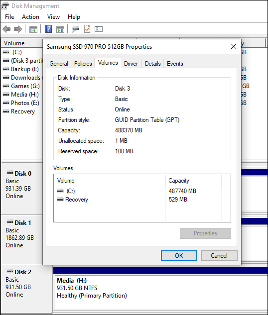 Disabling CSM doesn't allow boot to Windows-disk-properties..png