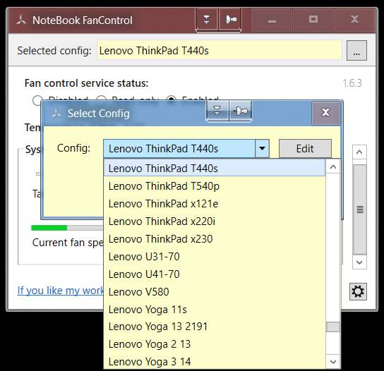 hale Komprimere Politik Utility for laptop fan control? - Windows 10 Forums