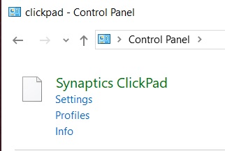 how do I stop windows 10 1903 from updating synaptics mouse driver-clickpad.jpg