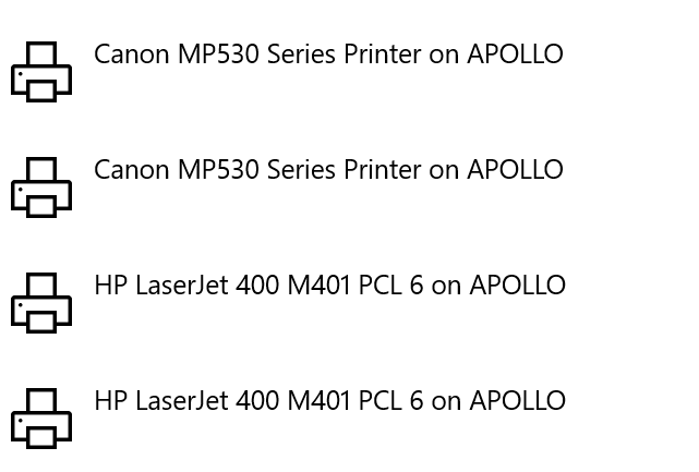 Installing a network printer with &quot;Connect&quot; creates double entries-Set-printers.png
