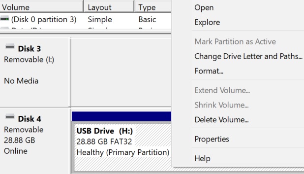 A partition on a USB stick cannot be marked as active.-disk-management.jpg