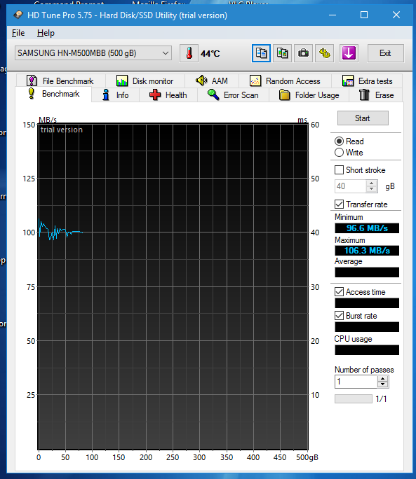 Diskpart - remove drive letter, but returns on reboot / Recovery Parti-benchmark-read-error.png