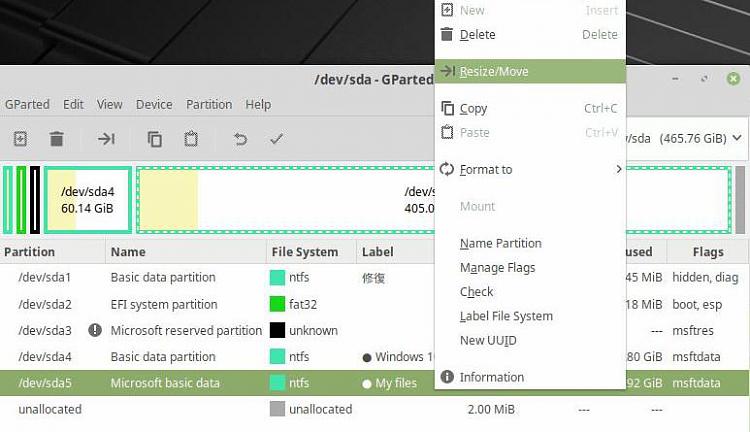 Creating Unallocated Space at End of Disk (Partitioning)-1-resize-data-partition.jpg