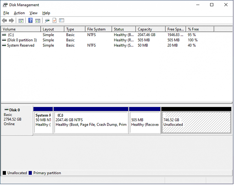 Having trouble with my hard drive not showing 746.52GB-disk-managemrn.png