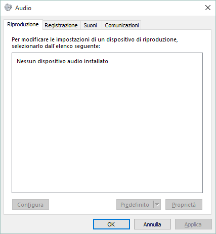 Windows 10 Enterprise  No audio output devices are installed issue Solved  Windows 10 Forums