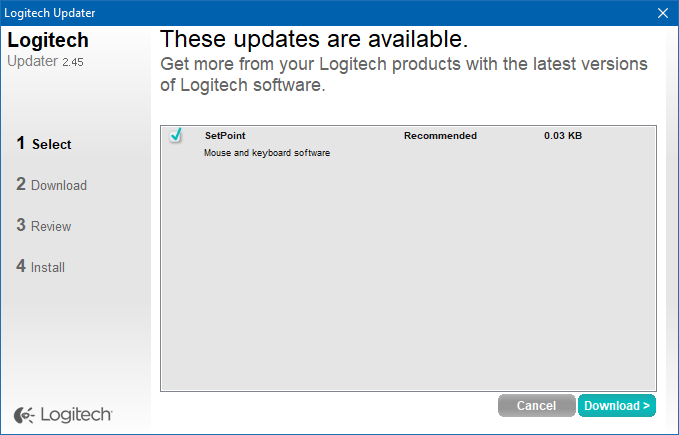 Latest Logitech SetPoint - Page 11 Windows 10
