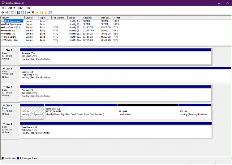 Latest Samsung NVMe Driver Released-diskmanagement.png