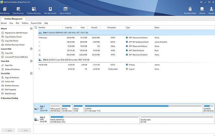 Options to fix RAW recovery partitions-ten-forums-mini-tool-01312021.jpg