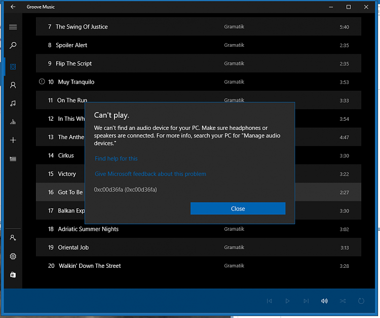 Failed to find Audio Device - Win10 doesnt recognise my soundcard?-groove.png