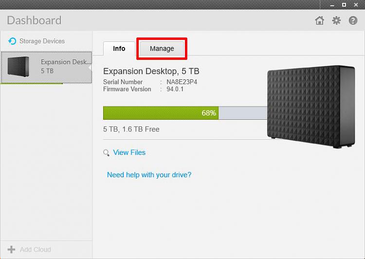 New Seagate harddrive disconnects until **power plug** is pulled-2021_04_08_05_40_452.jpg