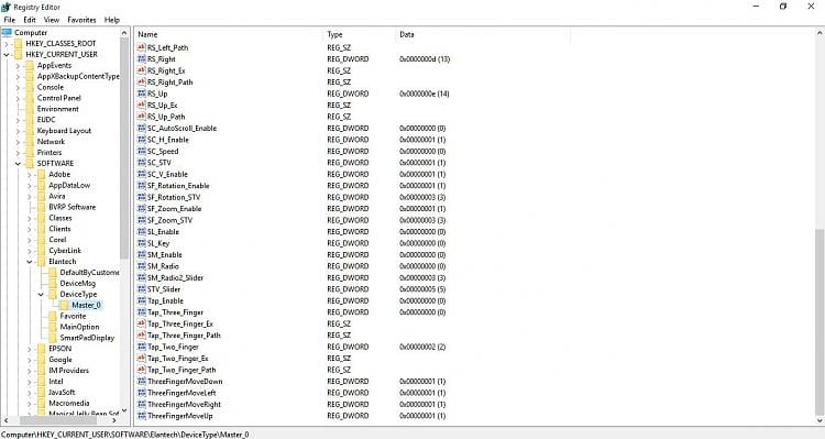 Elan touchpad driver incompatibility (Samsung laptop)-elan-registry-settings.jpg