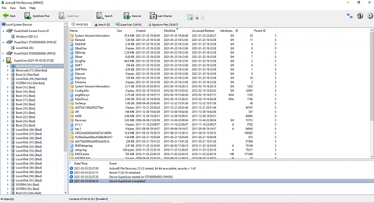 Hard drive turned RAW after changing sata port. Table resotration-superscan-screenshot-2.png