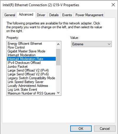 High DPC Issues W10 (HDAudBus.Sys, USBPORT.SYS, ndis.sys)-interrupt_moderation_rate.jpg