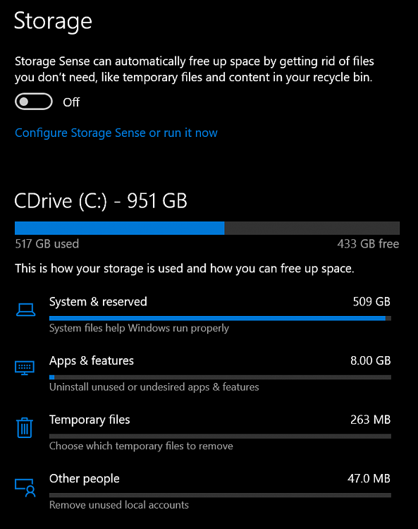 Storage showing as double the actual SSD size-set.png