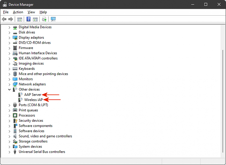 Other Devices &gt; AAP Server (?) shows question mark-device-manager-aap-server-wireless-iap_.png