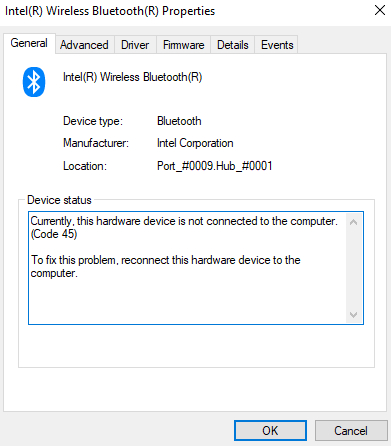Bluetooth receiver not recognized anymore (Code 45) in Windows 10 Pro-20220214_135012.jpg