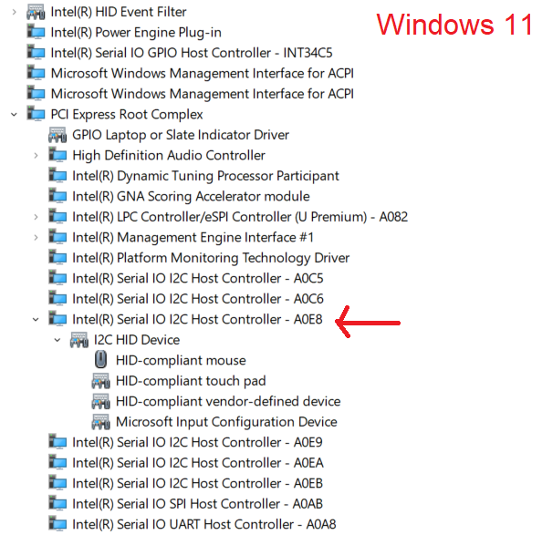 Touchpad device missing in Device Manageafter Windows 10 fresh install-win11.png