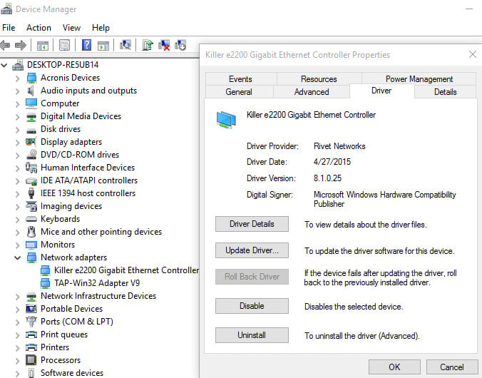 reinstall tap driver windows 10 reinstall tap driver windows 10
