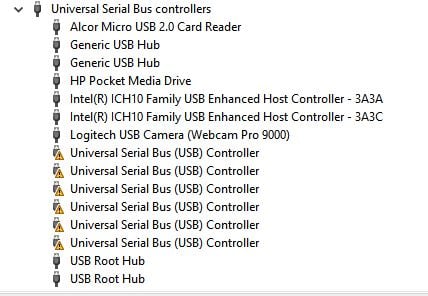 Usb Universal Host Controller   -  10