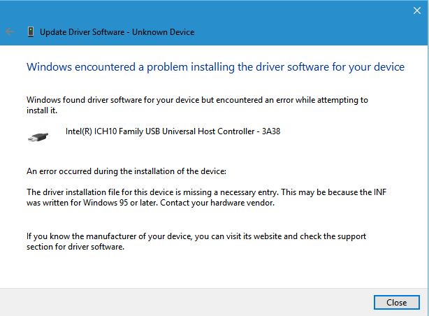 Problem with ICH10 Family USB Universal Host Controller-error.jpg