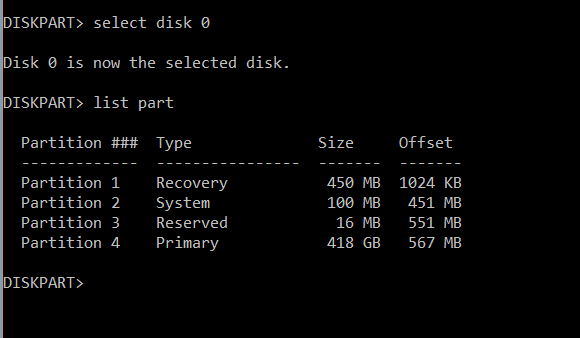 Combine Unallocated space to System Partition-1b.png