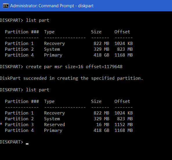 Combine Unallocated space to System Partition-2a.png