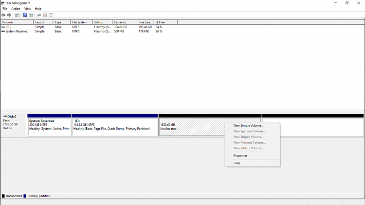 Unable to create/combine partition from unallocated space-1.png