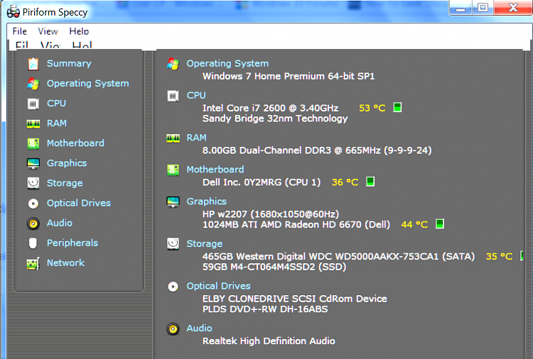 Speccy для windows 10 x64. High Temp Windows 10.