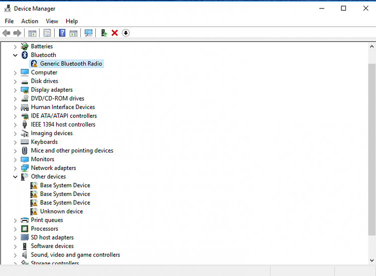 generic bluetooth adapter driver windows 8