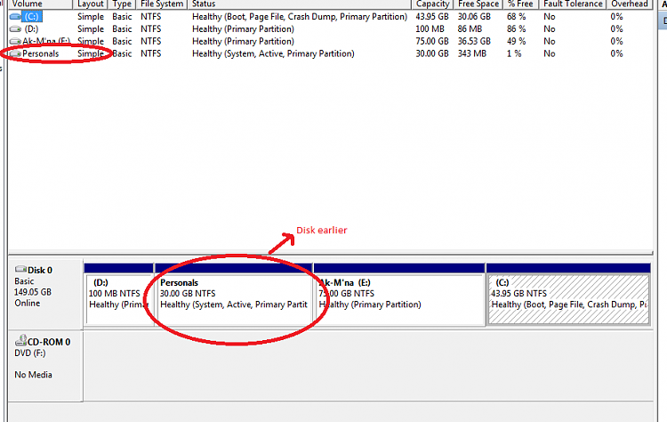 D Drive is missing in my &quot; My computer menu&quot;-screen-clip-disk-management.png