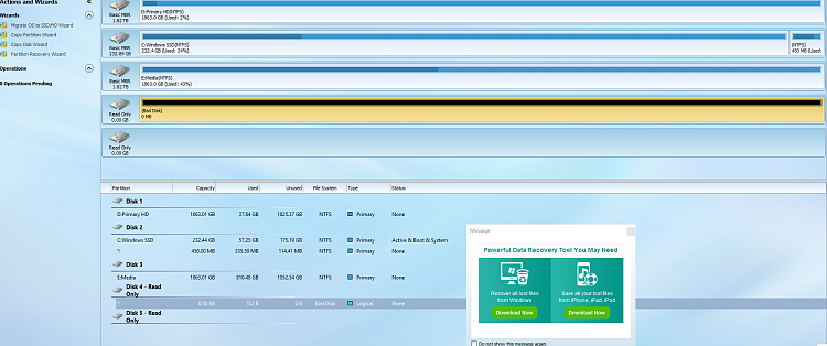 disk not initialized in Disk Management. Device Not Ready.-disk.png