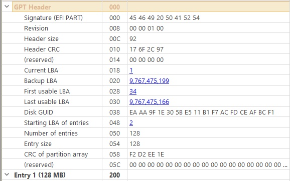 Why do I have an &quot;Invalid Partition Table&quot;?-gpt-header.jpg