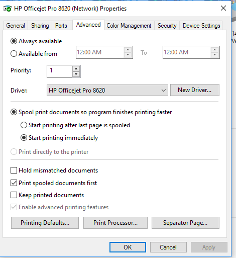 Windows 10 HP Officejet Pro 8620 Will not print-capture.png