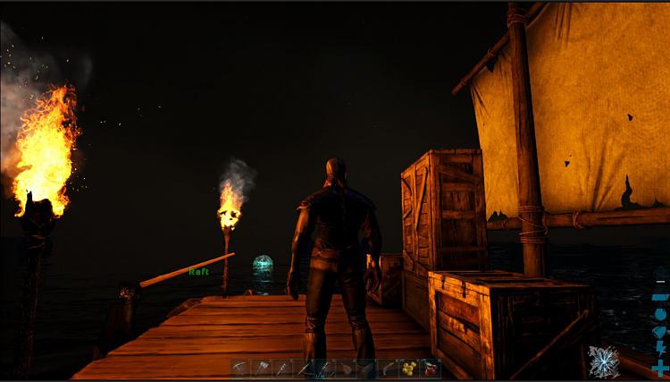 What Games are you playing right now? [2]-raft-night.jpg