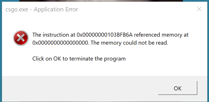 I keep getting &quot; Memory cant be read&quot; messages when gaming.-capture3.png