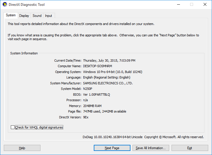  directx  12 fake Solved Windows 10 Forums