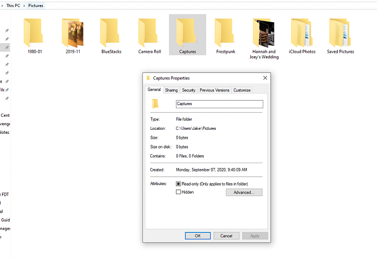Unable to &quot;move&quot; Captures folder for Xbox Bar Captures-cap3.png