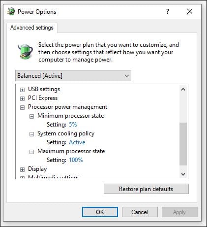 vier keer Score stapel What's the recommended minimum processor state? - Page 2 - Windows 10 Forums