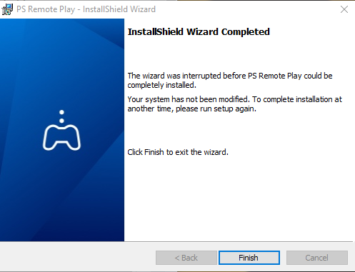 Need help on ps4 remote play installer-error.png