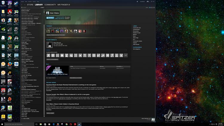 I added Alan Wake 2 to my steam library, tried to keep it as