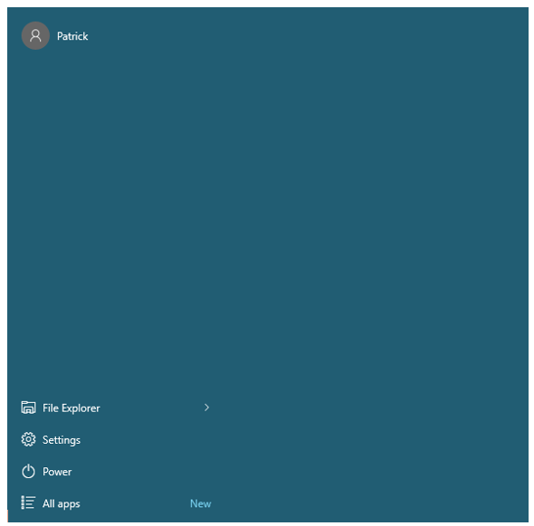 Start Menu default showing all apps?-good-start-list.png