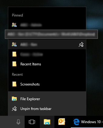 File Explorer jump list doesn't consistently show location popups-1c30c9d7-1b59-4155-b68b-1aeb05f6c790.jpg