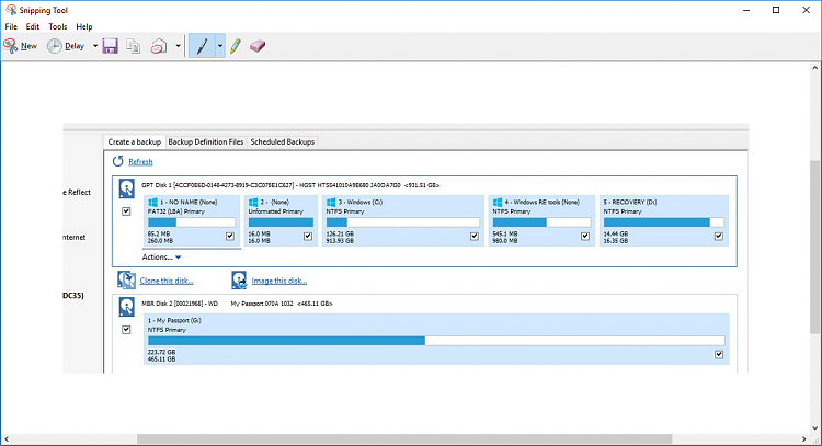 read only in windows 10 directories. main hd and external-joshua-partitions.png