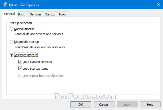 Unable to Change Startup Selection-msconfig.png